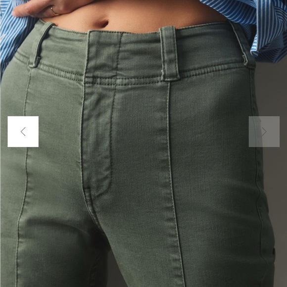 Pilcro 70s Slim Crop Pants with a little flair.  Size 31 - Picture 2 of 6